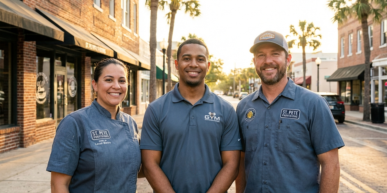 Why Local Businesses in St. Pete Are Switching to Custom Screen-Printed Uniforms