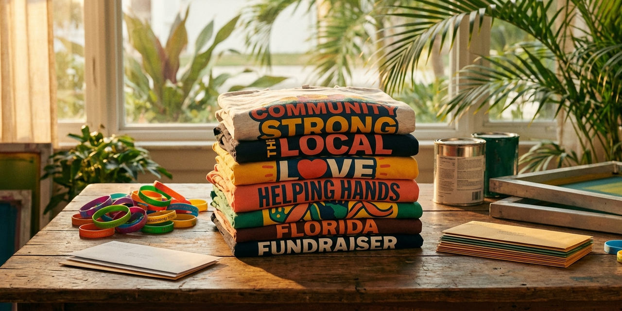 Fundraiser T-Shirts: How to Order Custom Apparel in St. Pete