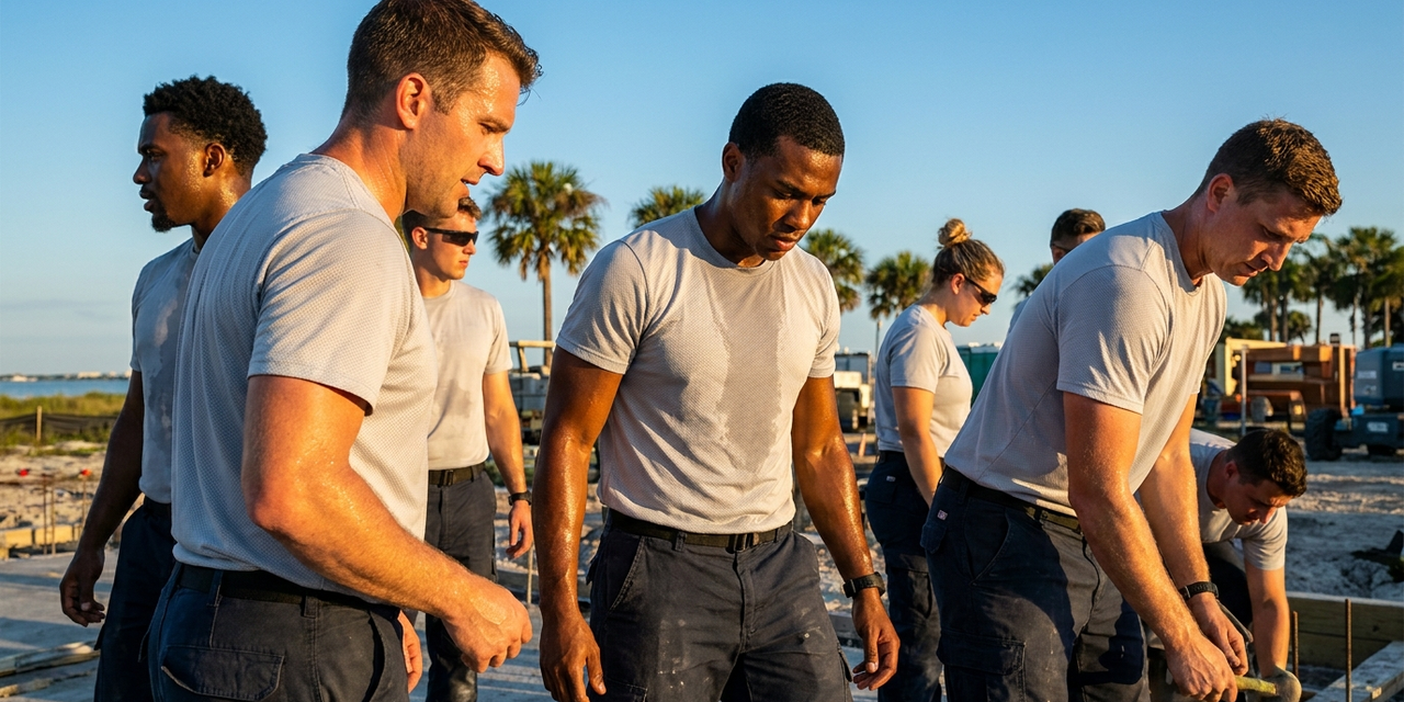 Beat the Florida Heat: Why St. Pete Businesses Are Switching to Moisture-Wicking Workwear